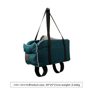 Tas Hewan Peliharaan di Dalam Mobil dengan Pegangan, Desain Persegi Panjang untuk Anjing & Kucing Kapasitas <=12kg Model CW399 - Product Image 5