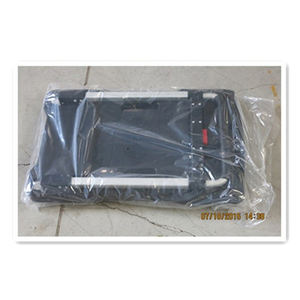 헤비 듀티 블랙 플라스틱 플랫폼 접이식 핸드 푸시 카트 높은 부하 트롤리 150kg 200kg 도매 롤링 TPR 캐스터 휠 - Product Image 5