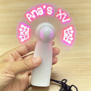 พัดลมมือถือขนาดเล็กปรับแต่งได้ พร้อมไฟ LED  แบบพกพา  รับผลิตตามแบรนด์ OEM  แบตเตอรี่เปลี่ยนได้  โลโก้ส่วนตัว  สำหรับใช้ในบ้าน - Product Image 4
