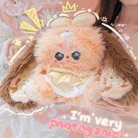 Original bébé trois lys lapin ville Gen 5 400% série boîte aveugle BB3 peluche Animal Figure poupées porte-clés jouets