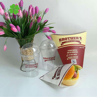 Cône en papier pour crêpes écologiques en gros, personnalisable, jetable, pour crêpes, cône en papier pour gaufres