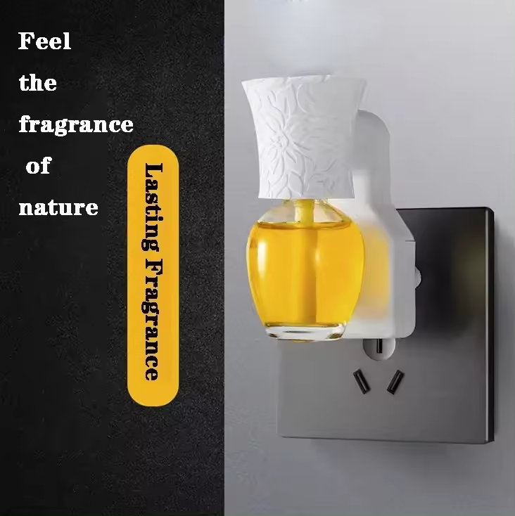 New Special design 30ml glass bottle wall plug in air freshener,Perfume fragrance diffuse aroma dispenser with electric heating