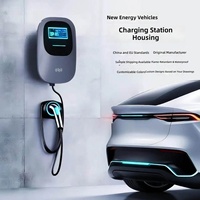Nouvelle borne de recharge murale pour véhicules électriques 7 kW, RFID, intelligente, Plug and Charge, résidentielle, type 1, niveau 2
