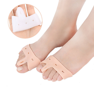 Pelindung Kaki Silikon Kaki Jempol Kaki, Pelindung Jari Kaki Gel Lembut untuk Hallux Valgus