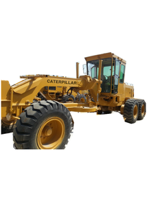 รถเกรดเดอร์มือสองพร้อมใบมีดขูด CAT 12G Caterpillar สำหรับปรับระดับพื้นดิน ใบมีดตักดิน บูลเกรดเดอร์ เครื่องจักรก่อสร้างทางเท้า - Product Image 1