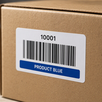 Étiquettes de codes-barres 1D personnalisées, codes UPC, EAN, 128, 39, autocollants pour le suivi des stocks de produits, la logistique, feuilles en PVC blanc brillant, format rouleau