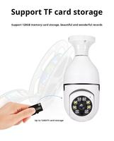 Caméra de sécurité sans fil CMOS à vision nocturne 360° CCTV cachée mini IP67 étanche WiFi 5GHz/2.4GHz pour la maison