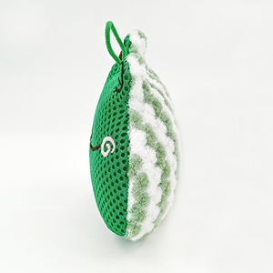 Venta al por mayor de alta calidad Natural Body Scrubber Cartoon Frog Design Bath Scrubs Bath Loofah Bath Puff - Product Image 3