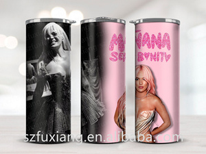 Nueva llegada <span class=keywords><strong>Karol</strong></span> <span class=keywords><strong>G</strong></span> NO QU IERO CONTIGO 20oz Tapa Recta de acero inoxidable y vasos de paja - Product Image 2