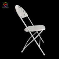 Chaise pliable pliante en plastique de dos de ventilateur d'usine pour l'événement extérieur