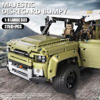 Mold King 13175 Control remoto MOC modelo 42110 motorizado 1/8 vehículo ensamblar bloques de construcción juguete Techic Car