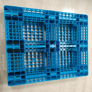 Palette di magazzino per uso alimentare pesanti 1100*1100*150mm bevande pesanti bevande impilabili montare Pallet di plastica a griglia - Product Image 3