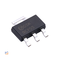 Transistor bipolaire NPN BCP55 SOT-223 60V 1A, amplificateur de commutation à usage général, montage en surface