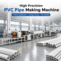 Línea de Extrusión de Tuberías de PVC de Alta Velocidad para Suministro de Agua Doméstico