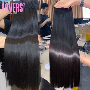 Vente en gros de mèches de cheveux humains bruts 100% avec fermeture en dentelle frontale, fournisseur de cheveux bruts alignés sur la cuticule, mèches de cheveux bruts alignées sur la cuticule - Product Image 6