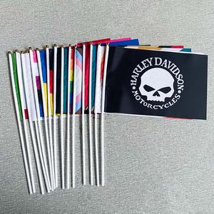 100% poliéster Mini Bandera de mano banderas personalizadas país rojo blanco verde 3*5 pies 90*150cm impresión Digital líneas de costura Doble 6 colores - Product Image 3