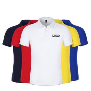 เสื้อโปโลชายคุณภาพสูงสั่งทำพิเศษ พิมพ์ลายธุรกิจ เสื้อยืดคอปกแบบเรียบ สำหรับกอล์ฟ กีฬา ปักโลโก้ตามสั่ง - Product Image 2
