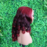 Perruques Cheveux Humains Vierge MayQueen HD Lace Complète Ondulés Frisés en Tissage Vietnamien Transparent Lace Front pour Femmes Noires
