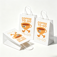 Sacs en papier APP en gros, sacs cadeaux de luxe biodégradables, imperméables, recyclables, en papier kraft, avec poignée longue, acceptant le logo personnalisé