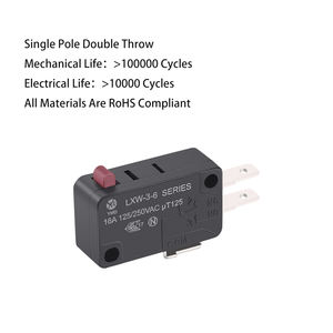Micro-interrupteur de haute qualité 16A 250VAC, homologué ENEC KC UL, interrupteur à pression pour allumer l'alimentation, interrupteur de fin de course pour levage et abaissement - Product Image 3