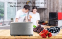 WEILI Machine à rouler la crème glacée automatique en acier inoxydable à usage domestique OEM/ODM personnalisé