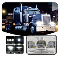 Phare LED 40W à Faisceau Scellé DOT 4X6 "Rectangle Phares LED pour Camions Phare Hi/Lo Beam