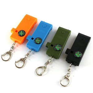 Silbato de Aleación de Aluminio para Exteriores, 8 mm x 45 mm, Multicolor, Duradero, Accesorio de Llavero para Rescate y Supervivencia - Product Image 3