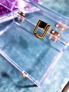 Caja de Almacenamiento Acrílica Transparente, Exhibidor Personalizado, Organizador Portátil con Tapa para Hogar, Oficina y Escritorio - Product Image 2