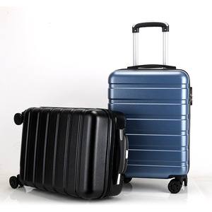 Lucky Club 20 pouces en cuir PC bagages valise universelle Spinner <span class=keywords><strong>roulette</strong></span> cadre en aluminium fermeture homme femme valise Options - Product Image 3