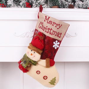 Custom Christmas Stockings Christmas <b>Gift</b> 2025 Luxury Design Personalized Christmas Stockings for Family Decoration - Product Image 3
