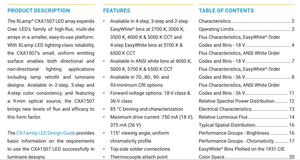 Crees công suất cao led trung tính trắng 4000K 90cri <span class=keywords><strong>x</strong></span> Đèn <span class=keywords><strong>COB</strong></span> LED CXA1507-18V - Product Image 3