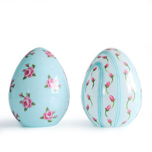 Huevos de cristal decorativos, iluminación LED colorida, iridiscente, festival de Pascuas - Product Image 3