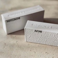 Boîte en papier de coton de luxe de haute qualité avec impression de logo personnalisé et procédé de gaufrage pour huiles essentielles et petits cosmétiques