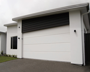 断熱スチール製ガレージドア 14ft×14ft 業務用オーバーヘッドドア - Product Image 5