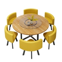 Ensemble Table et Chaises de Salle à Manger Moderne Style Nordique Quatre Places, Mobilier de Maison Stable en Marbre pour Repas au Salon