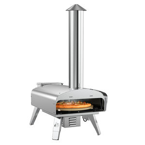 <span class=keywords><strong>Horno</strong></span> de pizza de carbón para exteriores, <span class=keywords><strong>horno</strong></span> de pizza de <span class=keywords><strong>madera</strong></span> con recubrimiento en polvo de alta temperatura, color negro - Product Image 4