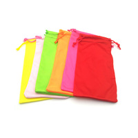 Étui à lunettes multicolore souple avec cordon de serrage pour lunettes et téléphone