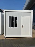 Conteneur préfabriqué, petite maison portable pour salon, montage simple, maisons temporaires pour chantiers de construction, mobiles