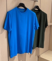 Camiseta de Hombre 2026, Nueva, de Alta Calidad, Verano, Transpirable, Cuello Redondo, Cómoda, Informal, Lisa, Absorbe la Humedad, Estilo Vintage