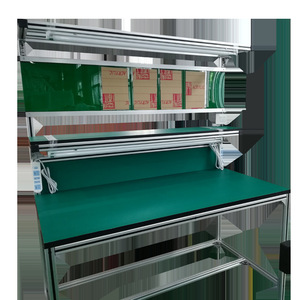 Mesa de Trabajo de Perfil de Aluminio Industrial para Línea de Ensamblaje, Tamaño Personalizable, Operación Manual, Material Anodizado 6063 - Product Image 1