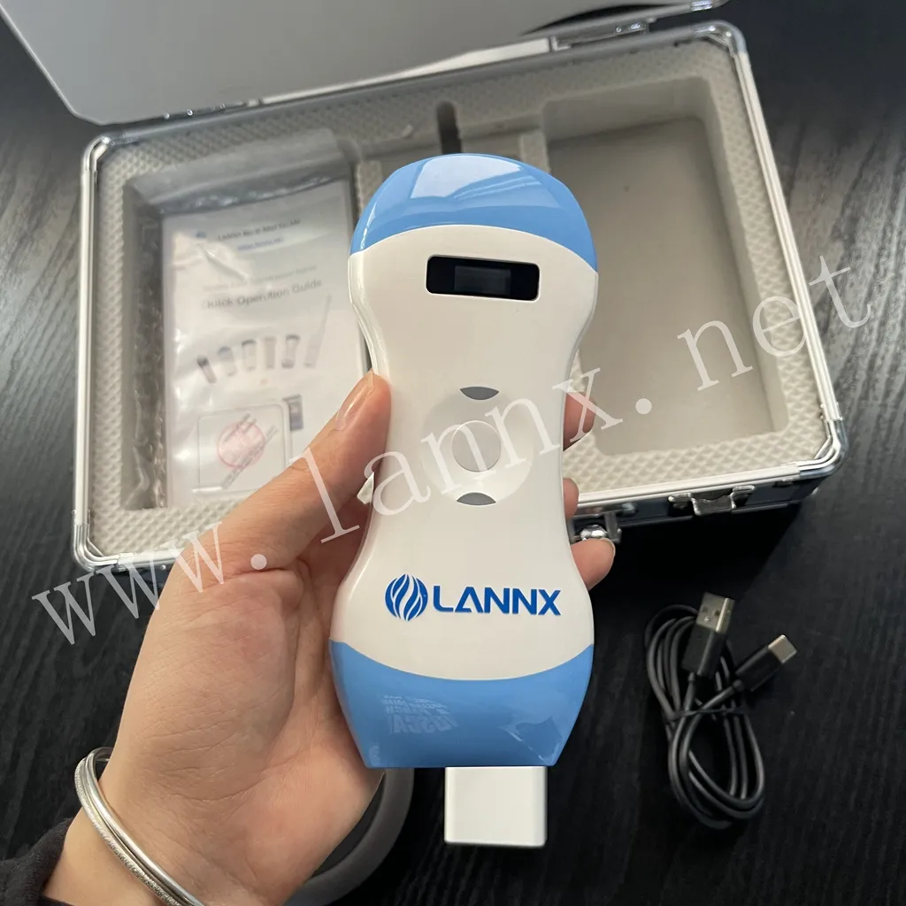 LANNX URason W8เครื่องตรวจอัลตราซาวนด์ USB แบบพกพา,เครื่องสแกนโพรบทางการแพทย์ Doppler สี3 In 1ส่วนประกอบ192