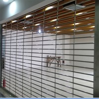 Porte de sécurité industrielle en acier à enroulement automatique, moderne, personnalisée, en acier inoxydable, de qualité supérieure