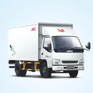 中国JMC轻型货运卡车4x2箱式货车新/用于出售