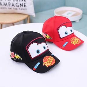 Casquette de baseball <span class=keywords><strong>en</strong></span> <span class=keywords><strong>coton</strong></span> rouge avec broderie de dessin animé mignon, pour enfants de 3 à 8 ans, casquette de camionneur pour garçons - Product Image 3