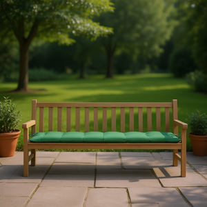 Cuscino per Panchina da Giardino in Tessuto Oxford Verde 78,7 X 19,7 X 2,8 Resistente all'Acqua Rimovibile Lavabile - Product Image 2