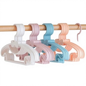Cintres en plastique antidérapants pour vêtements de bébé avec encoches pour les épaules, pour l'organisation des placards de <span class=keywords><strong>la</strong></span> crèche, lot en vrac - Product Image 1