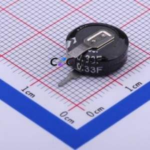 ตัวเก็บประจุ SCE5R5V334ซูเปอร์คาปาซิเตอร์ผ่านรู (THT) 0.33F -20% ~ + 80% 5V 8uA @ 24hrs - Product Image 1