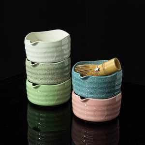 Ciotola Matcha in ceramica giapponese di alta qualità per <span class=keywords><strong>Set</strong></span> <span class=keywords><strong>da</strong></span> tè in stile Japandi con scatola di colori <span class=keywords><strong>set</strong></span> kit Matcha - Product Image 4