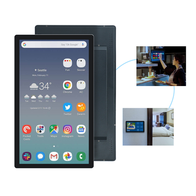 Capacitive 15.6 Inch Touch Screen Android RK3288 RK3568 RK3588 Panel All in One Fanless Industrial Touch Tablet Pc With VGA
