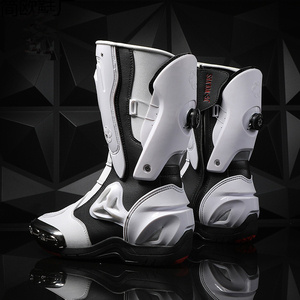 <span class=keywords><strong>Botas</strong></span> Profesionales para Motociclismo de Carreras, Calzado Protector de Caña Alta para Pista y Carretera, Resistentes a Impactos y Transpirables - Product Image 2
